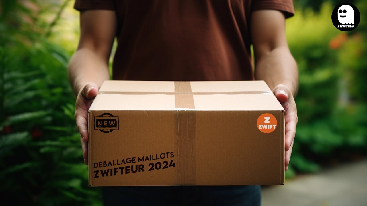 D&eacute;ballage maillots, cuissards et casquette du Zwifteur 2024