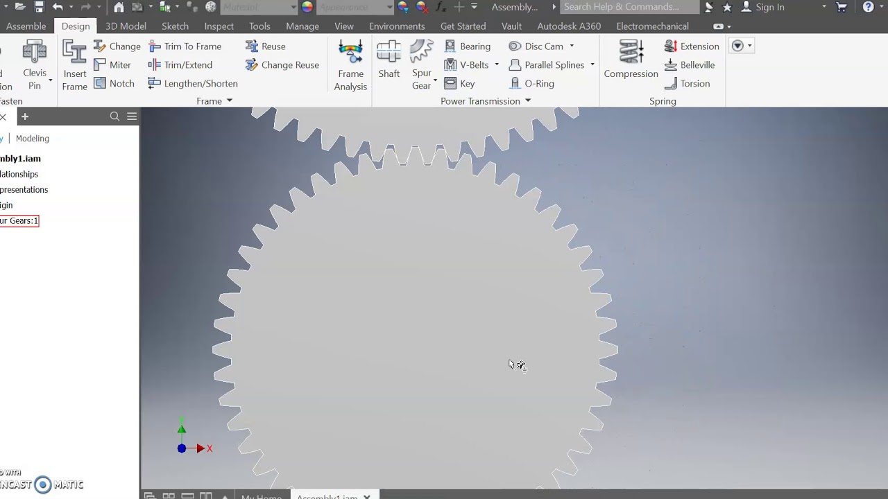 Inventor Gearing Tools