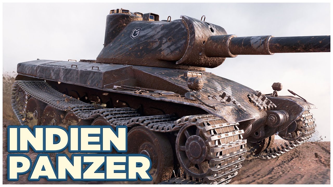 Indien-Panzer • 8.8К УРОНА 8 ФРАГОВ • WoT Gameplay