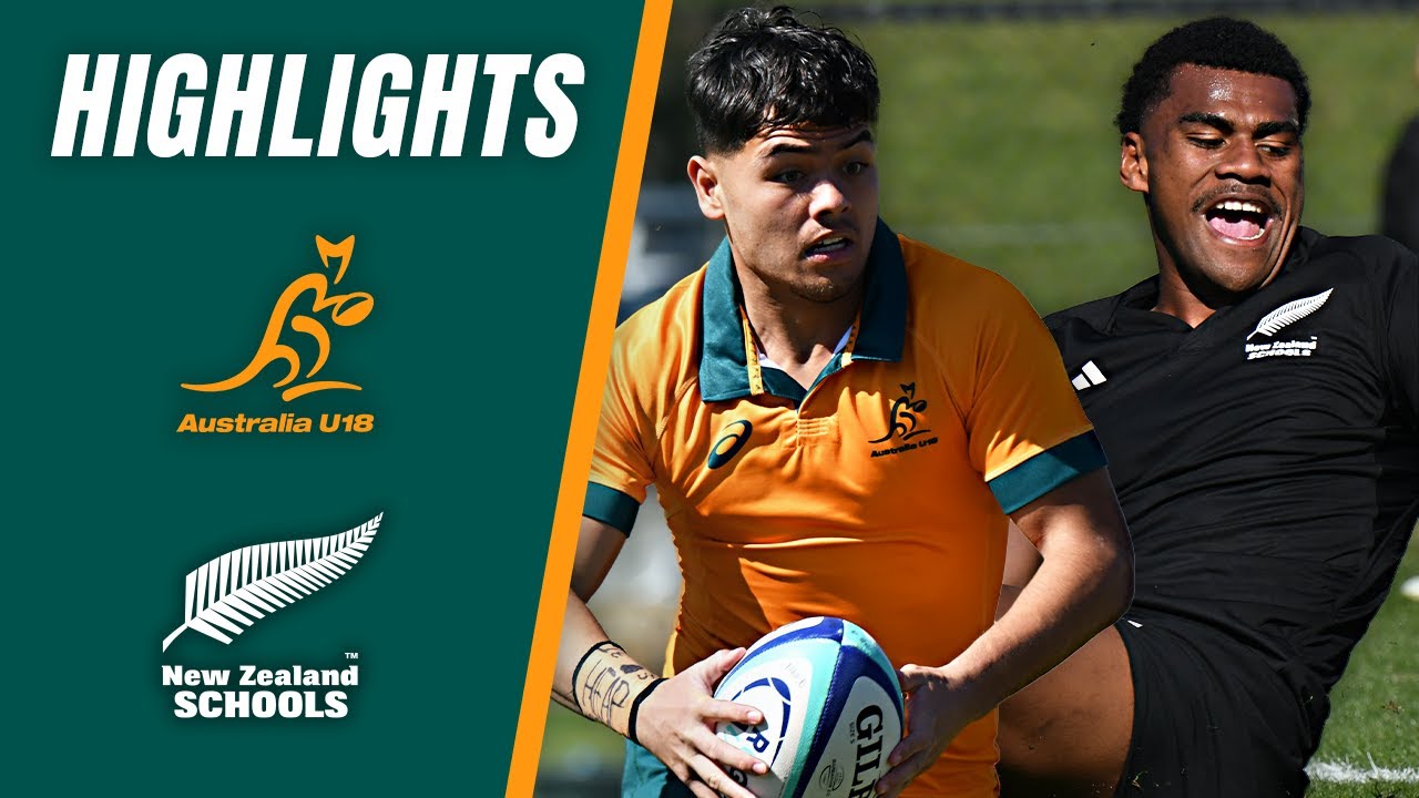 Australia U18 v New Zealand Secondary Schools | Extended Highlights