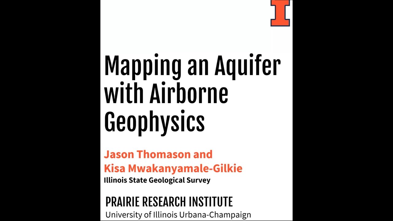 Mapping an Aquifer with Airborne Geophysics