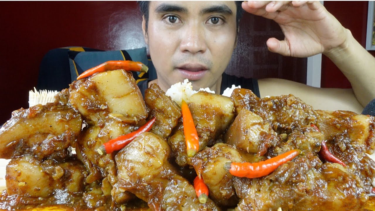 SPICY PORK BINAGOONGAN MUKBANG