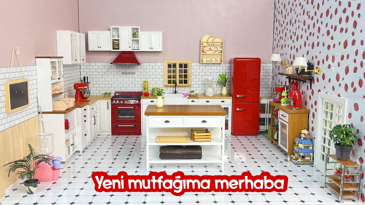 Minyatür mutfağımı yeniledim / Eski mutfağıma veda, yeni mutfağıma merhaba #mutfakdekorasyonu