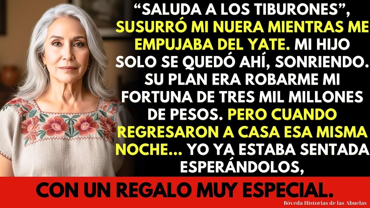 Mi Nuera Me Empujó de un Yate para Robar $3,000,000,000. Cuando Regresaron a Casa, Yo los Esperaba…