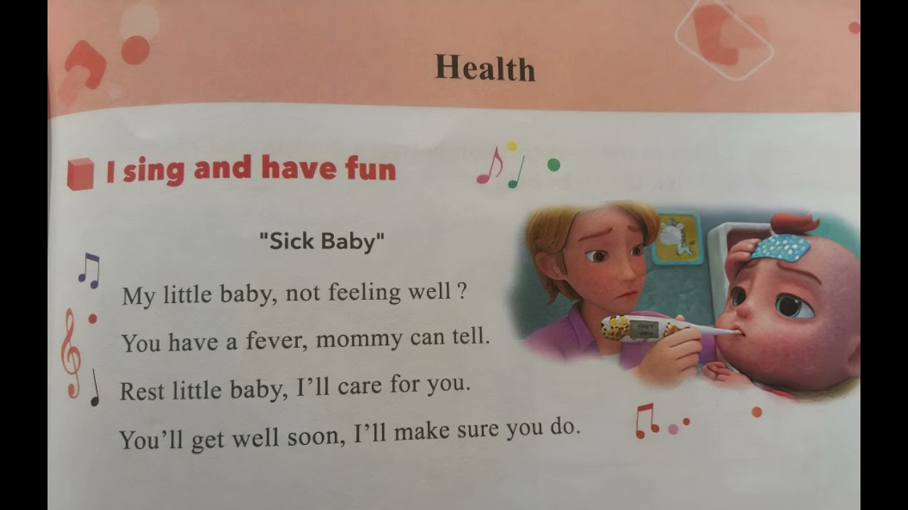 Sick Baby song page 49(4PS)English -السنة الرابعة ابتدائي- انجليزية -الجزائر