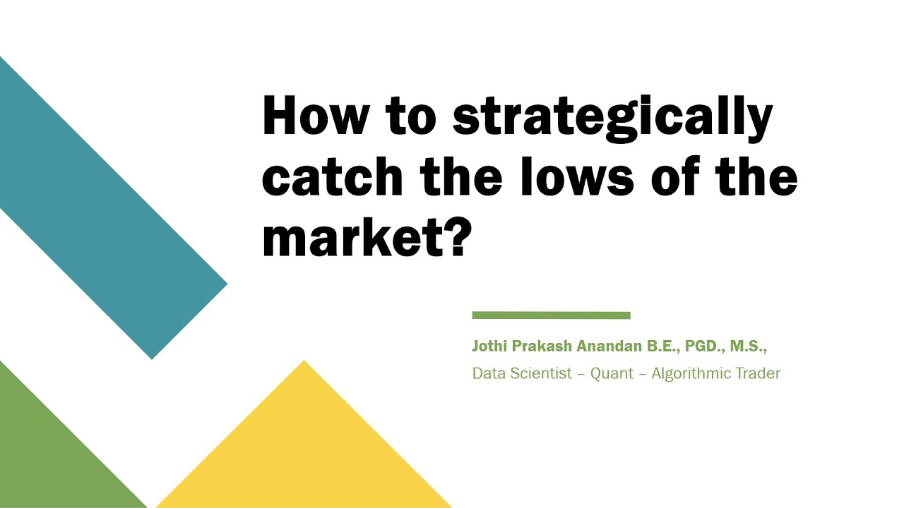 How to strategically catch the lows of the Market?