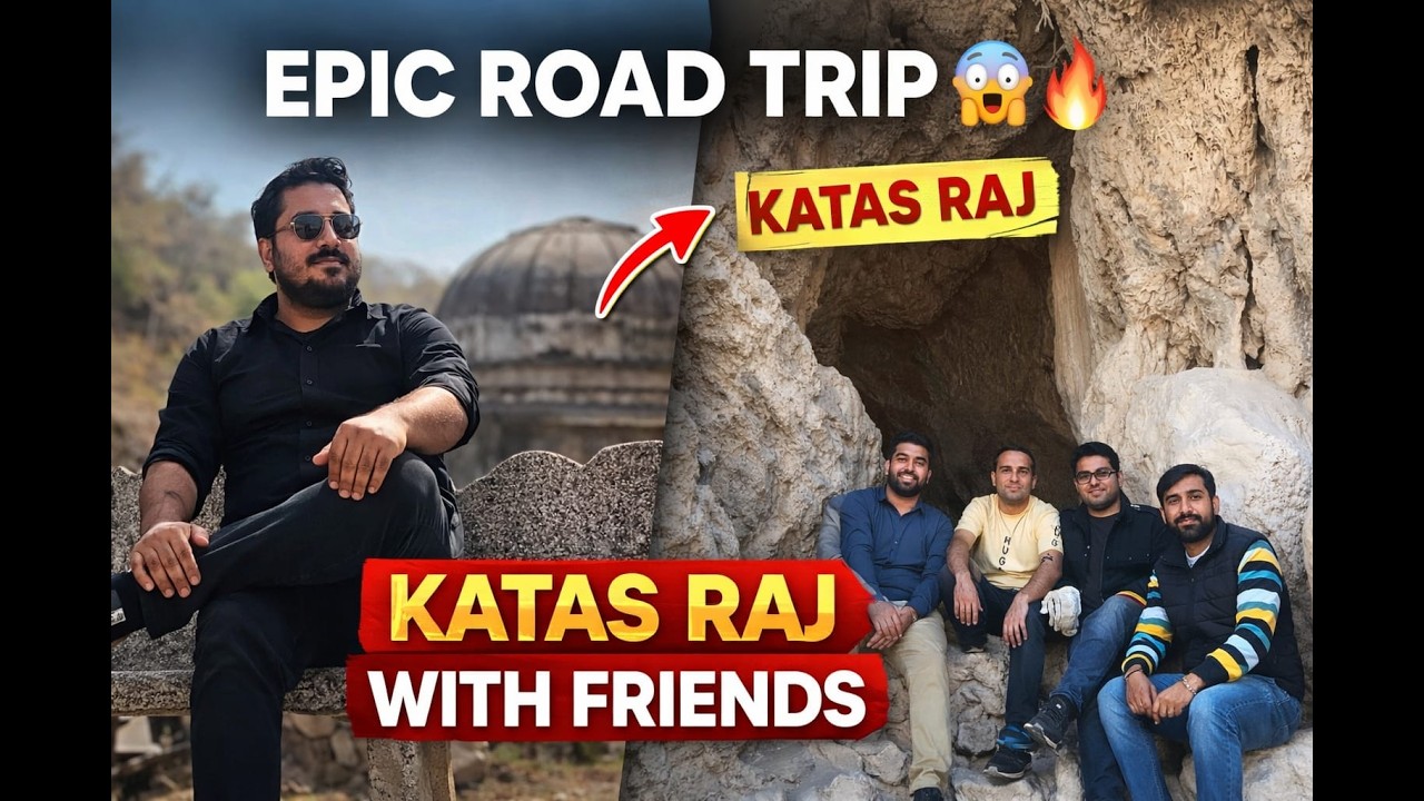 Epic Road Trip to Katas Raj 😱🔥 | Katas Raj Temple Visit | Friends Travel Vlog Pakistan