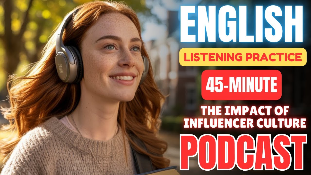 The Impact of Influencer Culture || English Podcast for Advanced English Learners