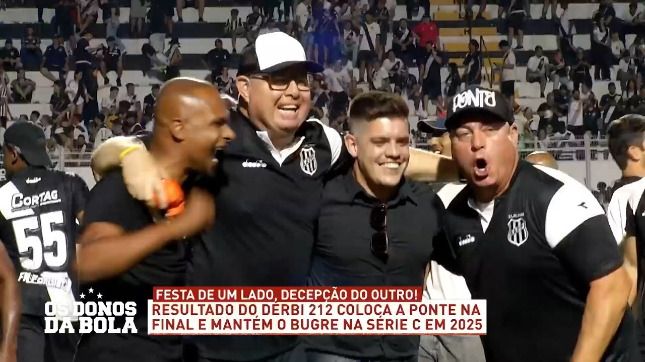 Análise Dérbi 212: Ponte Preta 2 X 0 Guarani (11/10) - 13/10/2025 - Os Donos da Bola