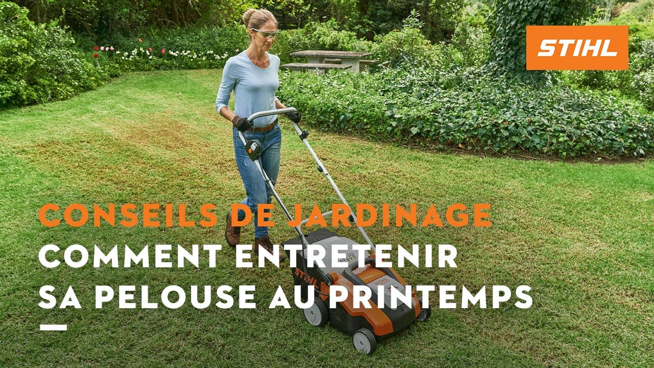 Comment entretenir sa pelouse en printemps - Conseils de jardinage STIHL