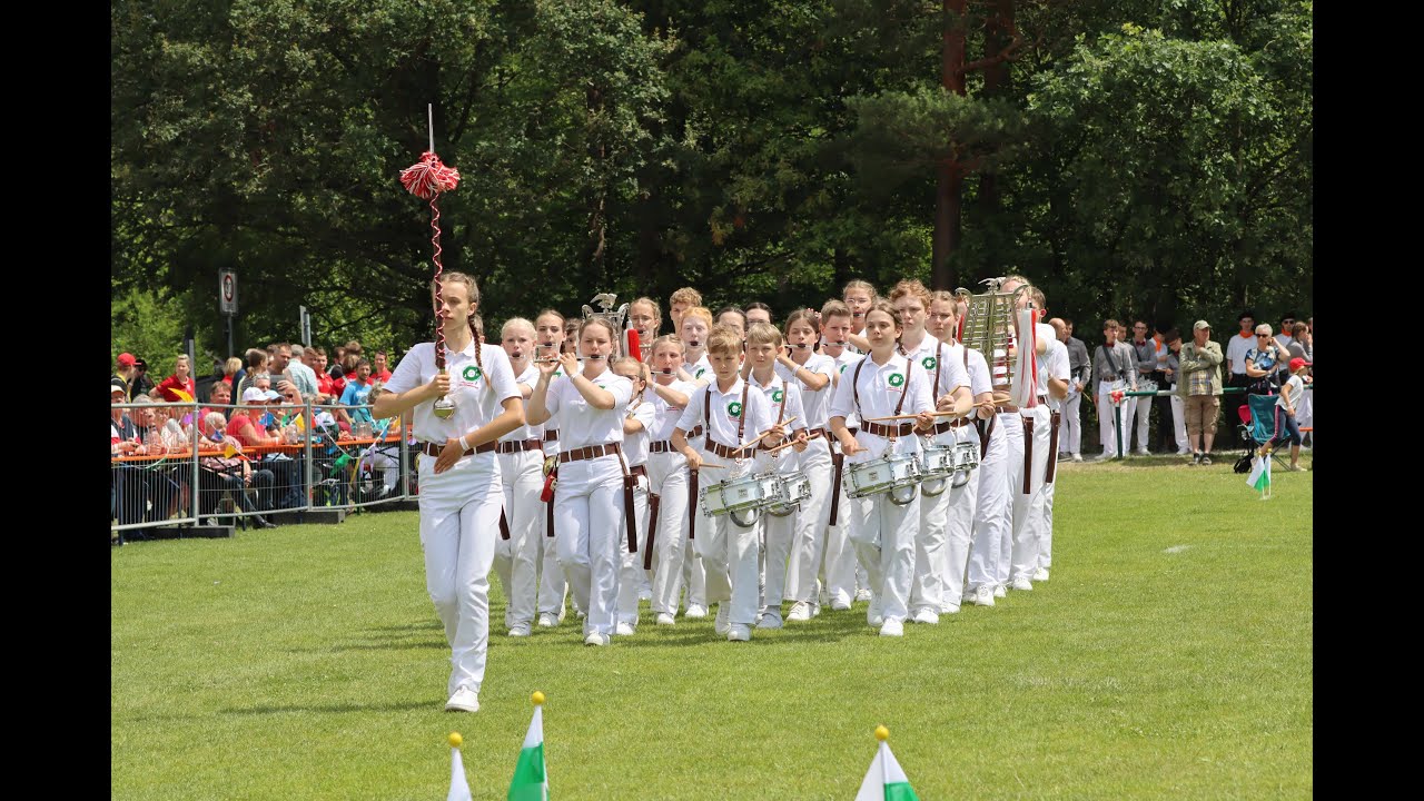 34. Landesmeisterschaft des LMSV in Zabeltitz - Nachwuchsspielmannszug Radeberg