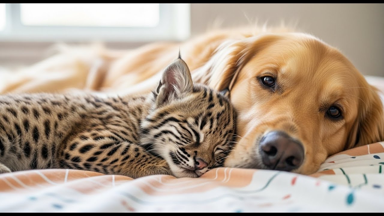 Baby Bobcat Grew Up With a Dog — Years Later, He Returned With an Incredible Surprise!
