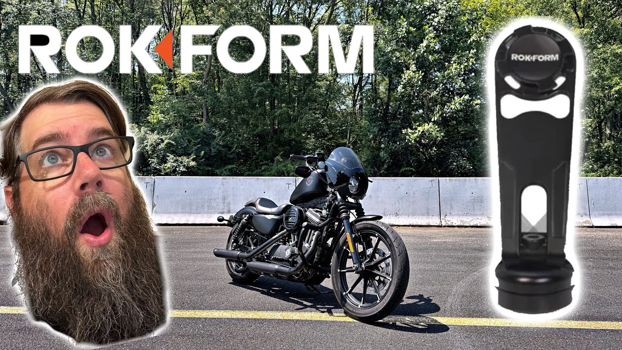 Rok Form Motorcycle Phone Mount Install