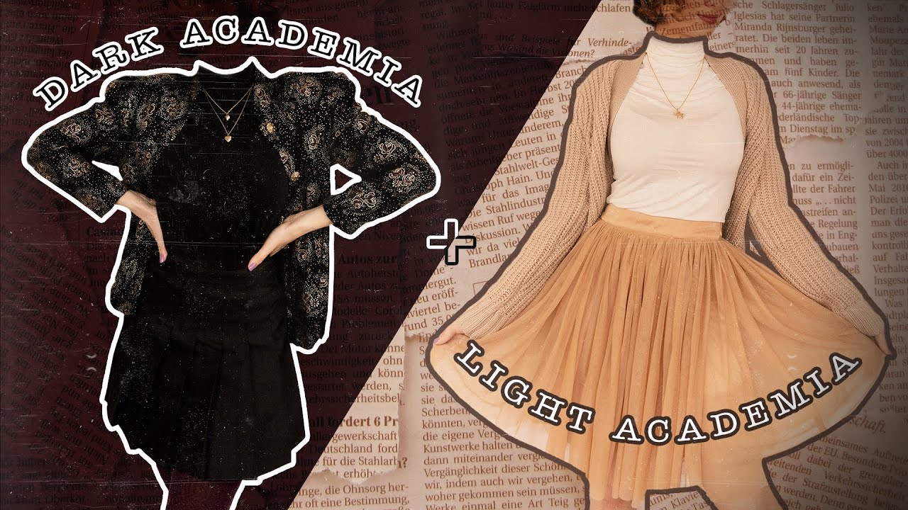 Light and Dark Academia Lookbook (Aesthetic Outfit Inspiration)