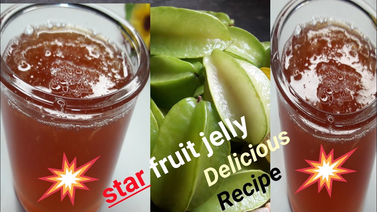 How To Make Star Fruit Jelly Recipe At Home. #deliciousjelly #fruitjelly #carambolajam #jum