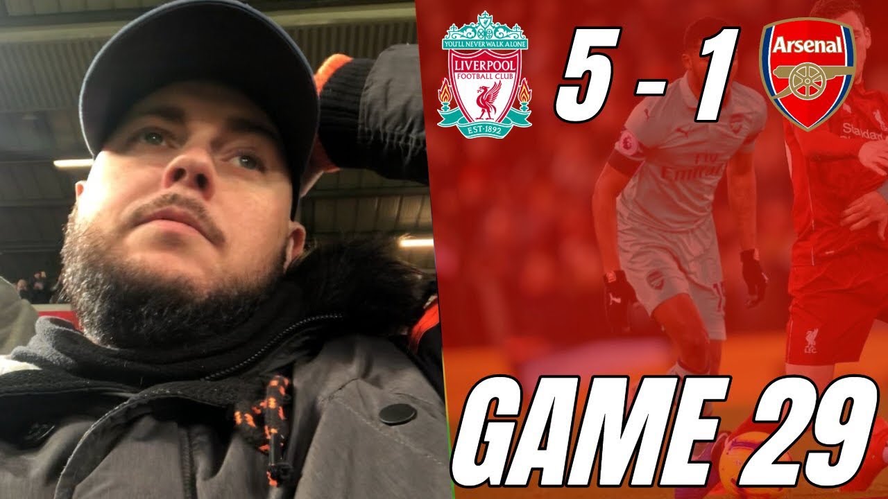 Liverpool 5 vs 1 Arsenal - Kroenke Get Your Cheque Book Out - Matchday Vlog