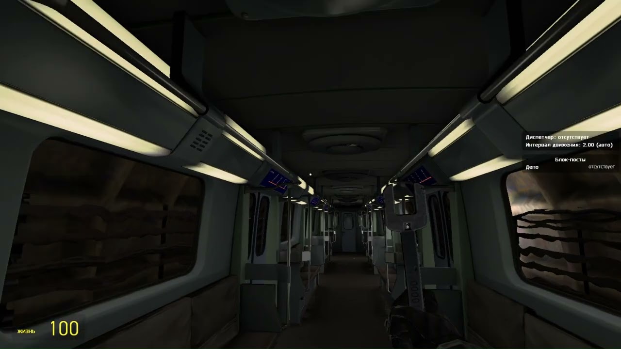 Новогоднее видео по Metrostroi.