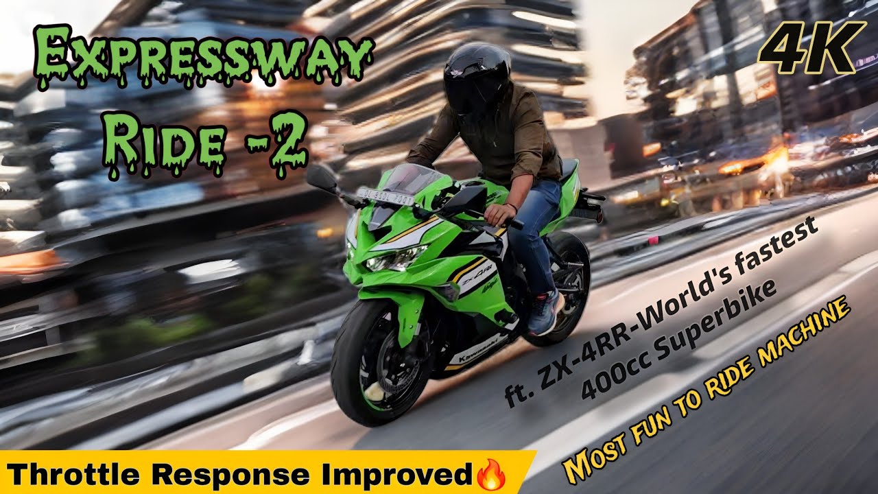 Not just a Superbike, its a Fast Fun Machine ft. ZX-4RR| Improved Throttle Response #zx4rr #motovlog