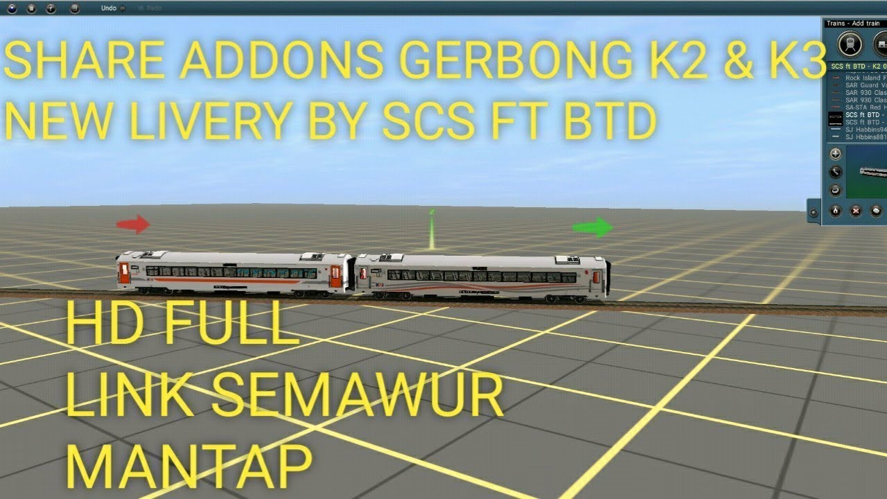 SHARE!! Add ons k2 & k3 Livery eksekutif 2016 by SCS FT BDT Part1