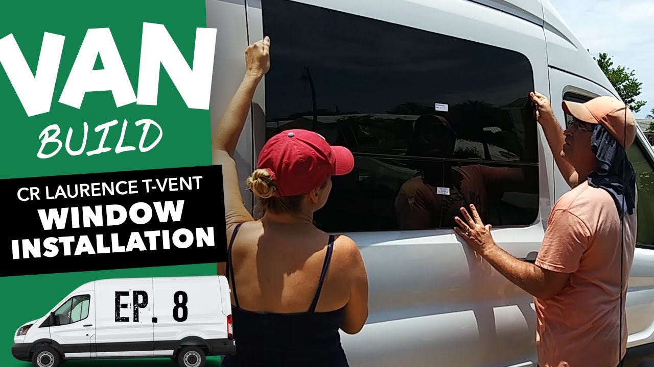 Как установить окно T-Vent для фургона CR Laurence (переделка в фургон Ford Transit) | Серия сбор...