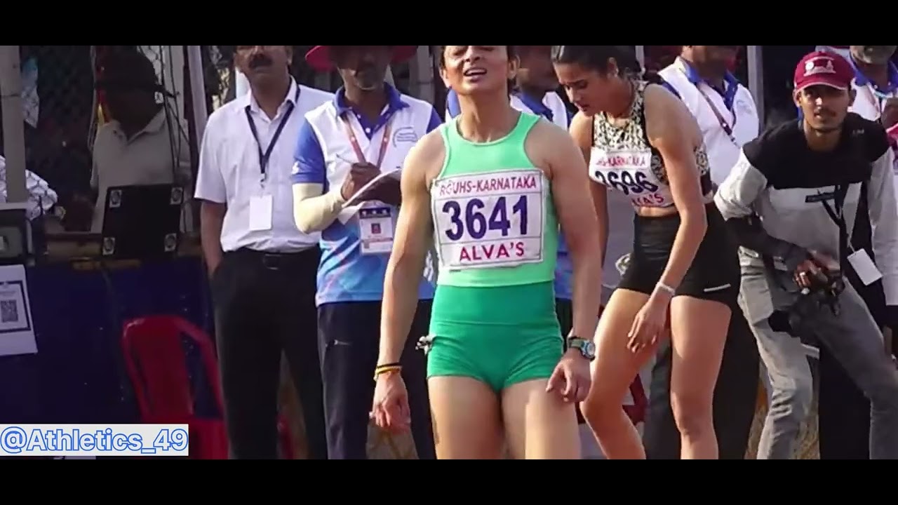 85th Allindia Inter University AthleticsChampionship2025Womens 400m final #athletics #youtubevideos 