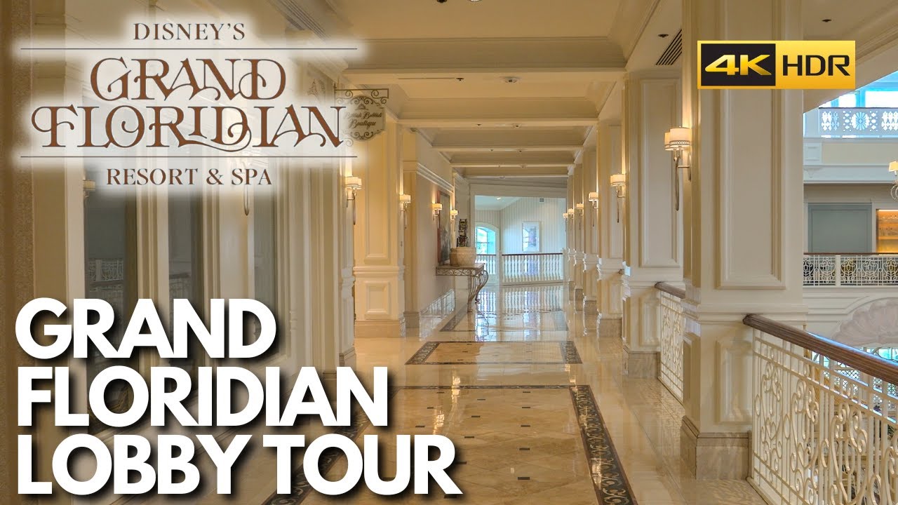 Grand Floridian Hotel and Spa Lobby Tour Walt Disney World Resorts