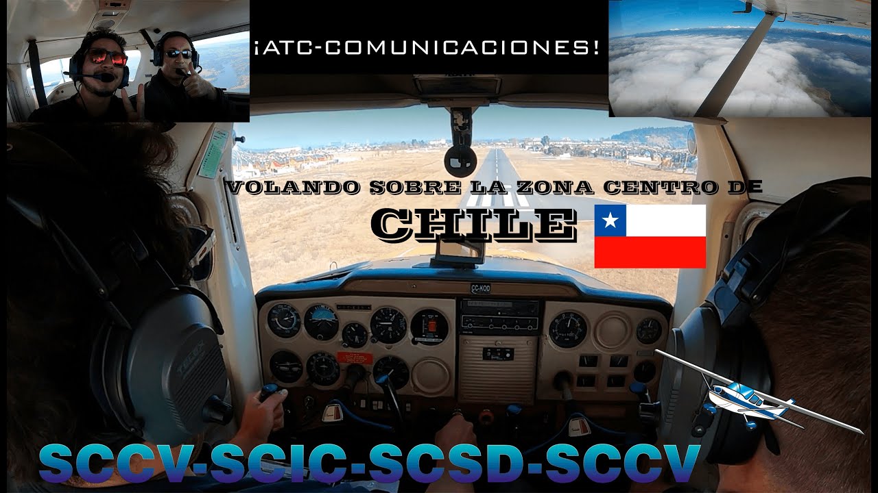 VOLANDO SOBRE LA ZONA CENTRO DE CHILE! | ATC Comunicaciones | Cessna 150 | Parte 1