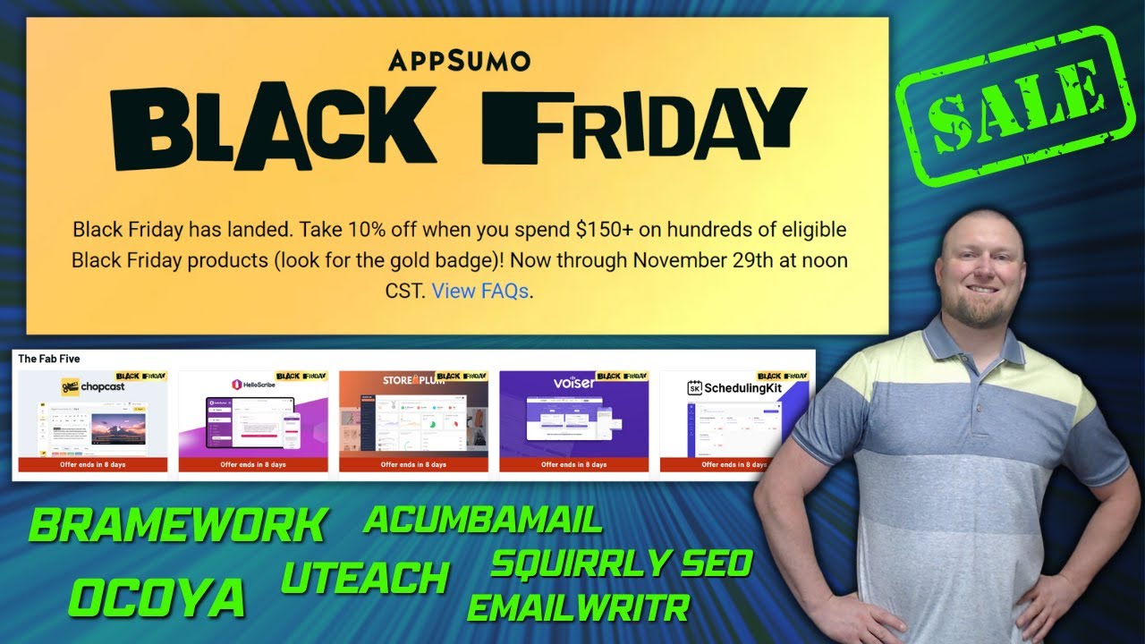 Appsumo Black Friday Sale: New & Returning Apps - Get These Deals!