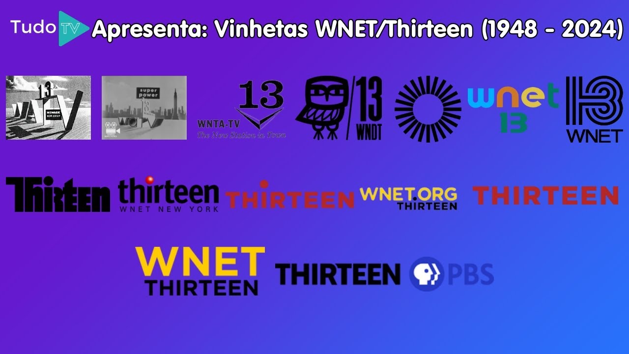 #181: Chronology of Idents from WNET/Thirteen (1948 - 2024)