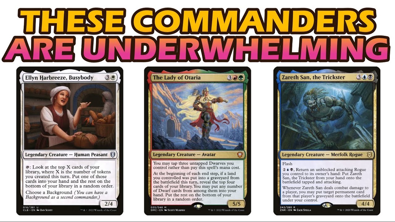 Brewing With Underwhelming Commanders