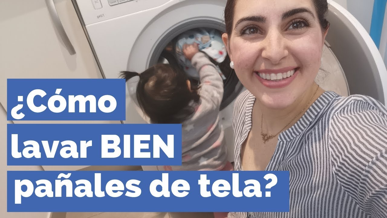 ¿Cómo lavar y quitar manchas de los pañales de tela o reusables?