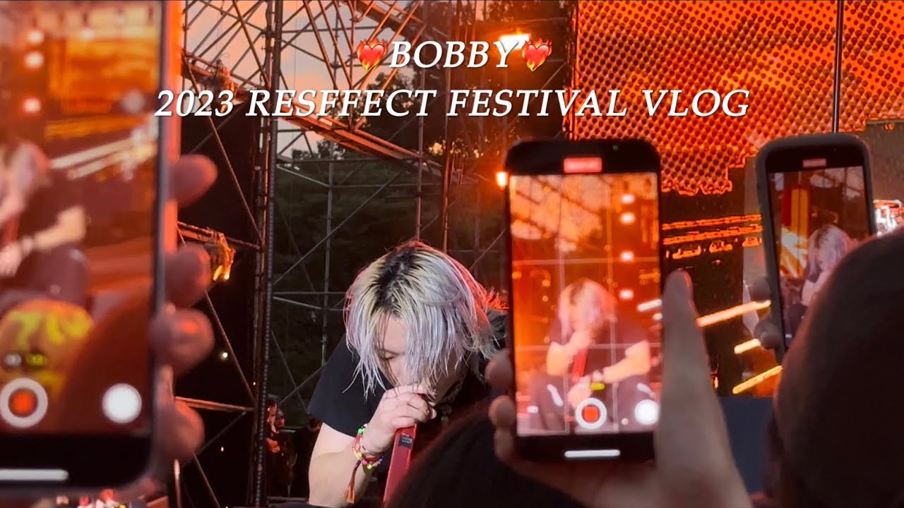 야 김바비, 너 내가 진짜 리스펙 함🔥 | 리스펙 페스티벌 다녀온 브이로그 | BOBBY 2023 RESFFECT FESTIVAL VLOG