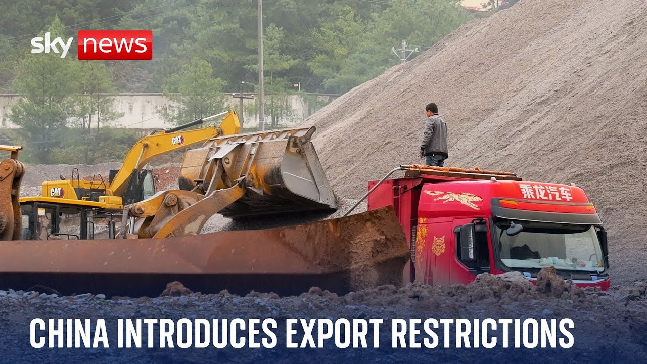 China restricts exports on essential minerals as leverage with the West