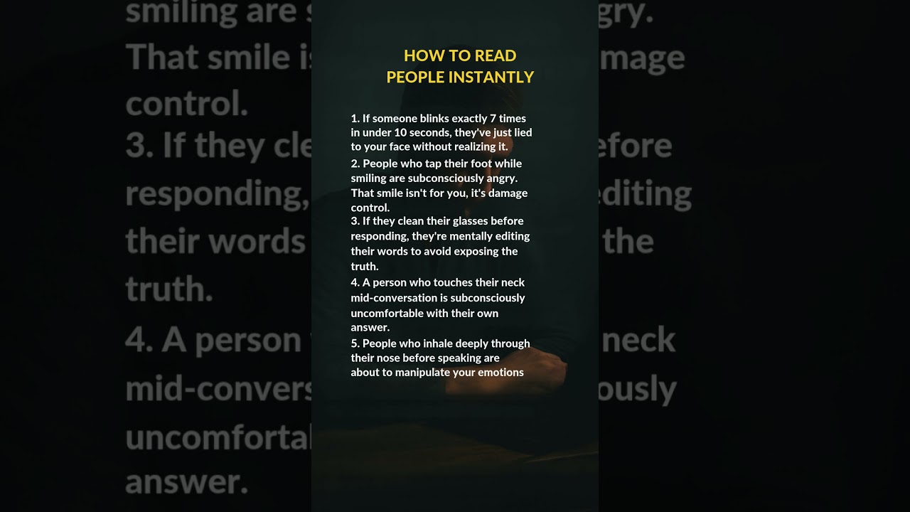 How to Read People Instantly | Psychology Tricks to Understand Anyone Fast