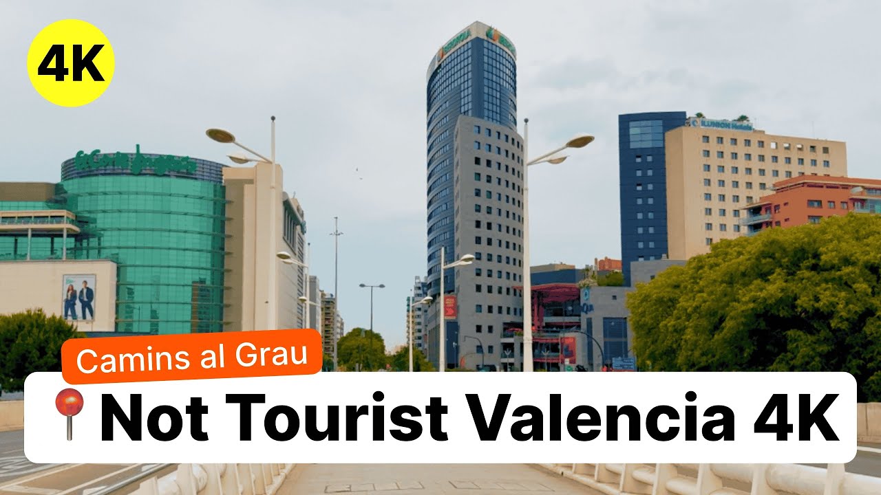 This Is Not Tourist Valencia 🇪🇸 Camins al Grau Walking Tour 4K | Real Sound