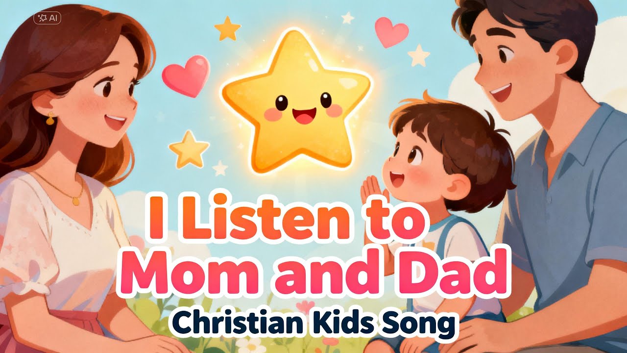I Listen to Mom and Dad | Christian Kids Song About Obedience – Little Stars of God