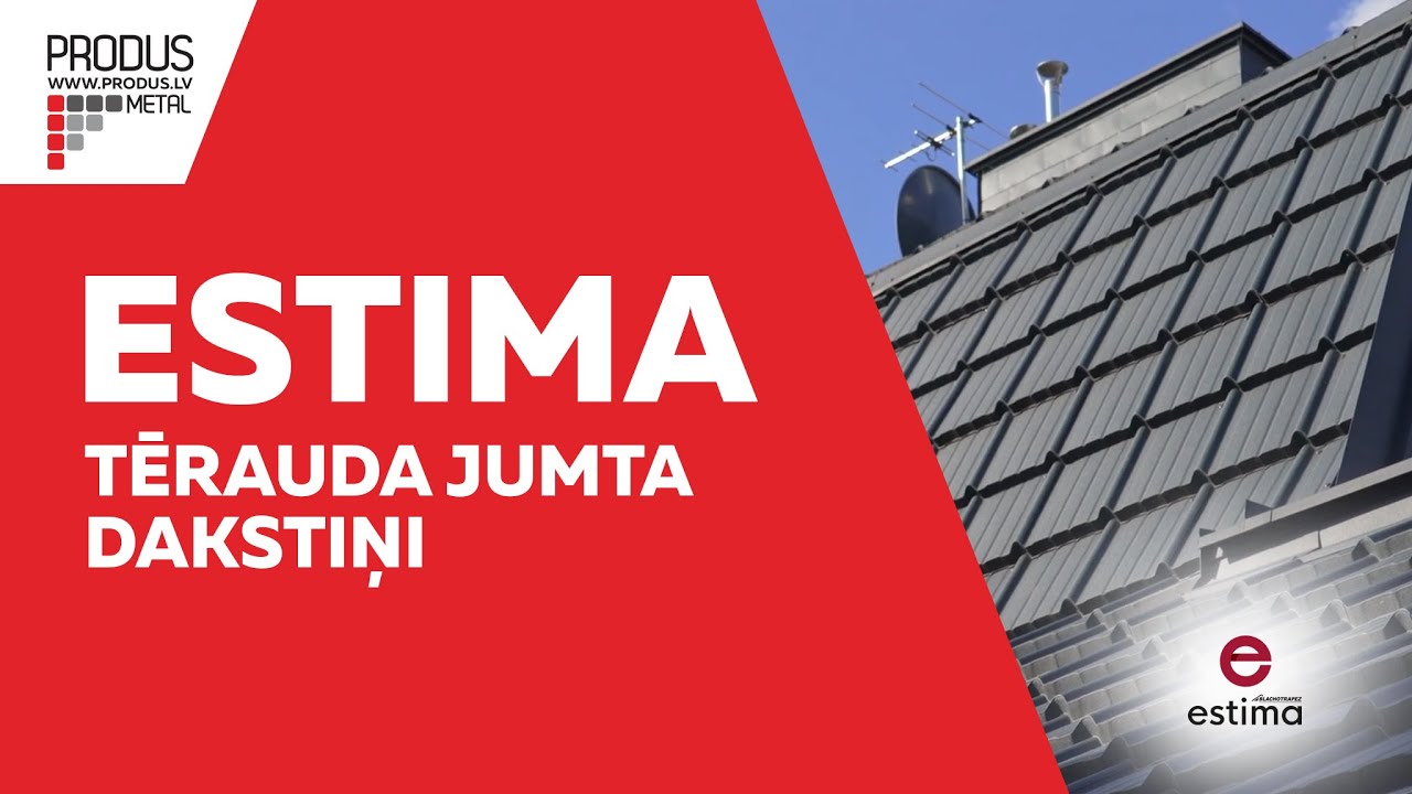 Produs Estima Blachotrapez Metāla jumti Tērauda jumti Metāla jumtu segumi Skārda jumtu segumi