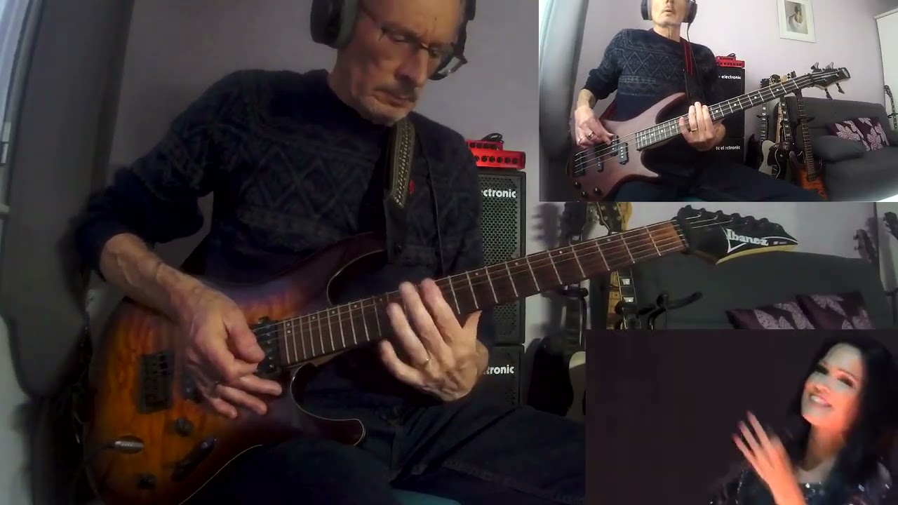 WITHIN TEMPTATION ** Paradise ** (What About Us?) feat. Tarja (Guitar & Bass Cover)