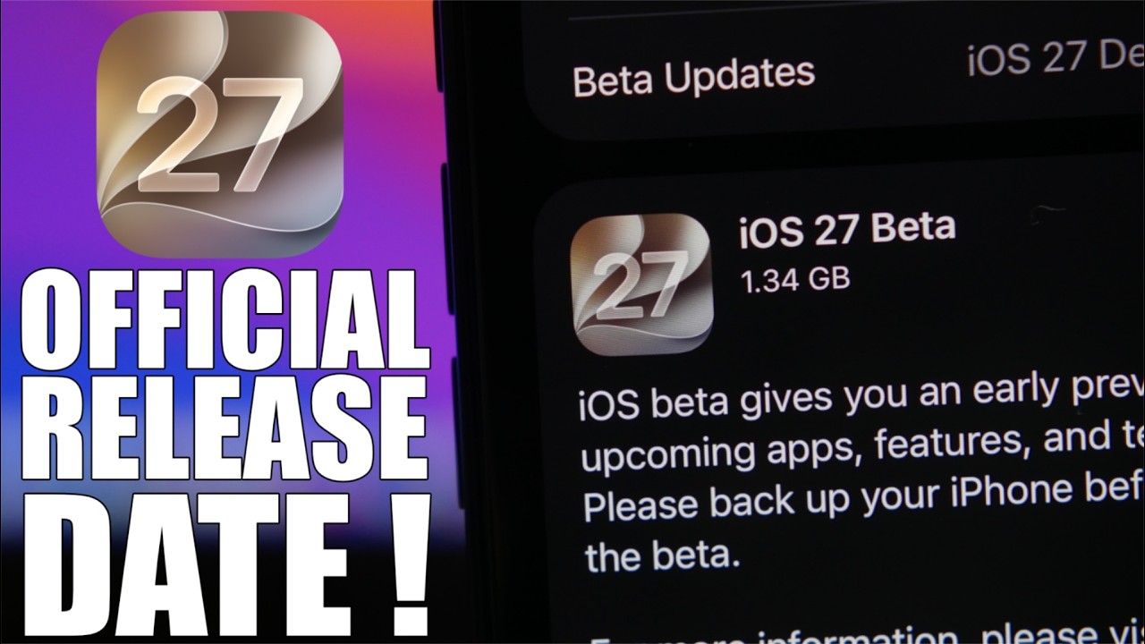 iOS 27 Official Release Date CONFIRMED !