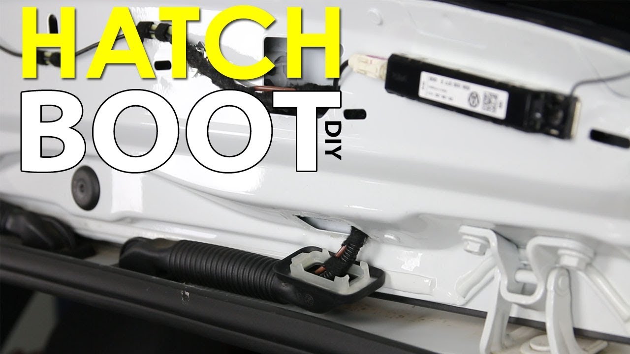 MK7 Rear Hatch Rubber Boot DIY
