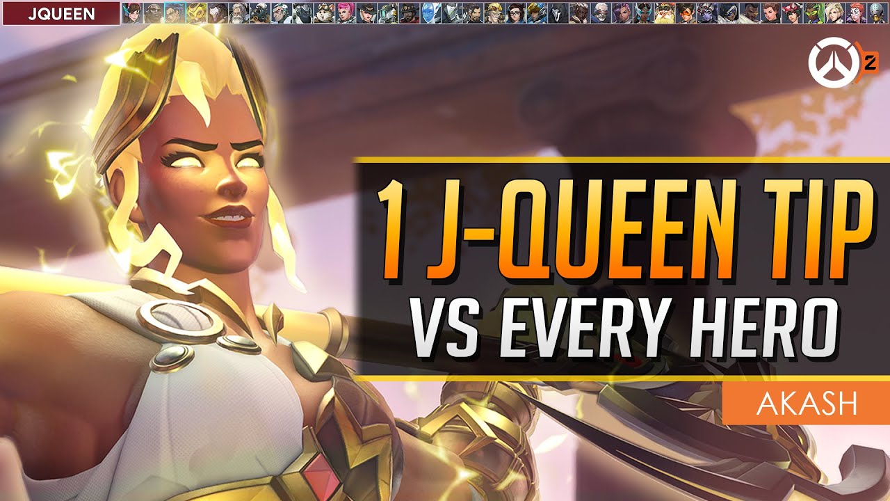 1 JUNKER QUEEN TIP for EVERY HERO ft. Akashoverwatch