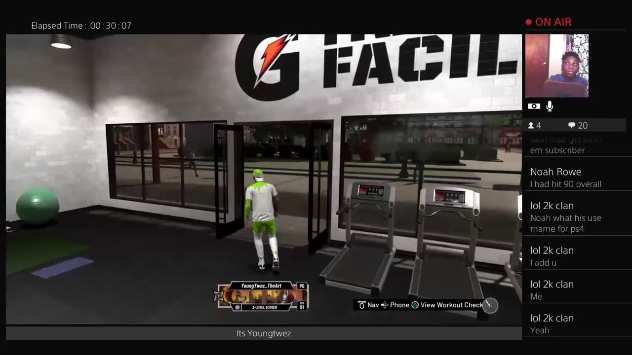 Young Twez The Artist Playing with a pro on NBA 2k