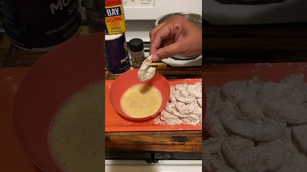 Хрустящие жареные креветки по-южному