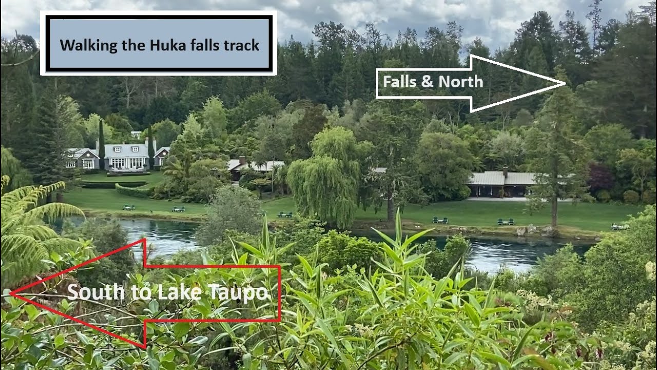 Walk the Huka Falls Track, Taupo New Zealand