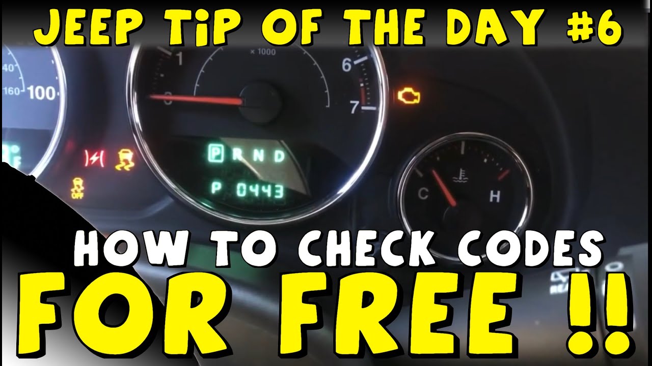 How to check codes for FREE !! | Jeep tip of the day #6