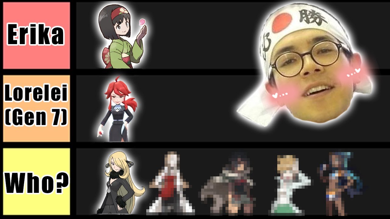 Lonely Gen Wunner Makes a Pokemon Waifu Tier List | Pokemon Sword and Shield