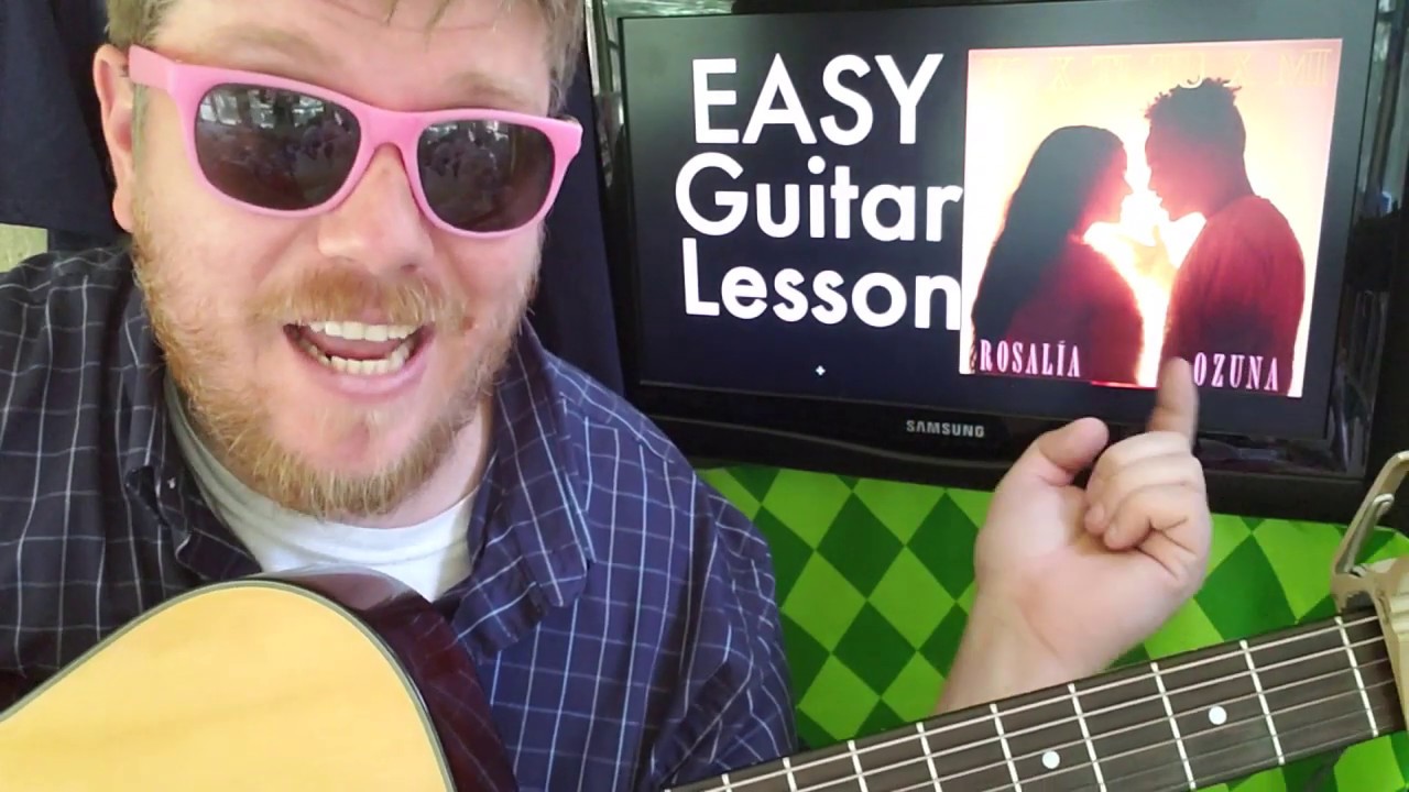 Yo x Ti Tu x Mi - Rosalía, Ozuna // easy guitar tutorial beginner lesson