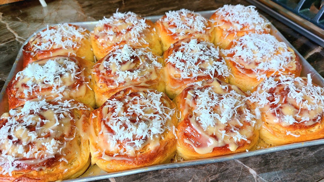 VIRAL! ROLLS DE COCO Y LECHE CONDENSADA / SÚPER ESPONJOSOS