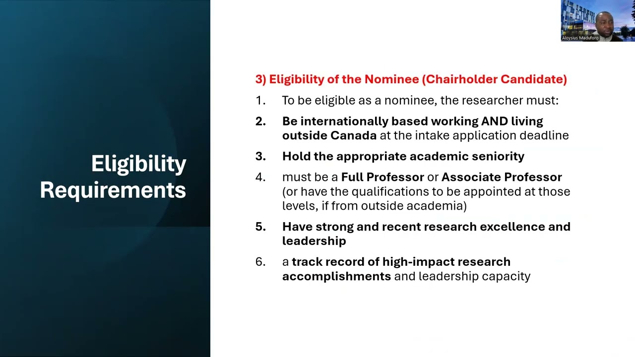 Canada Impact+ Research Chairs 2026: What International Scholars Need to Know