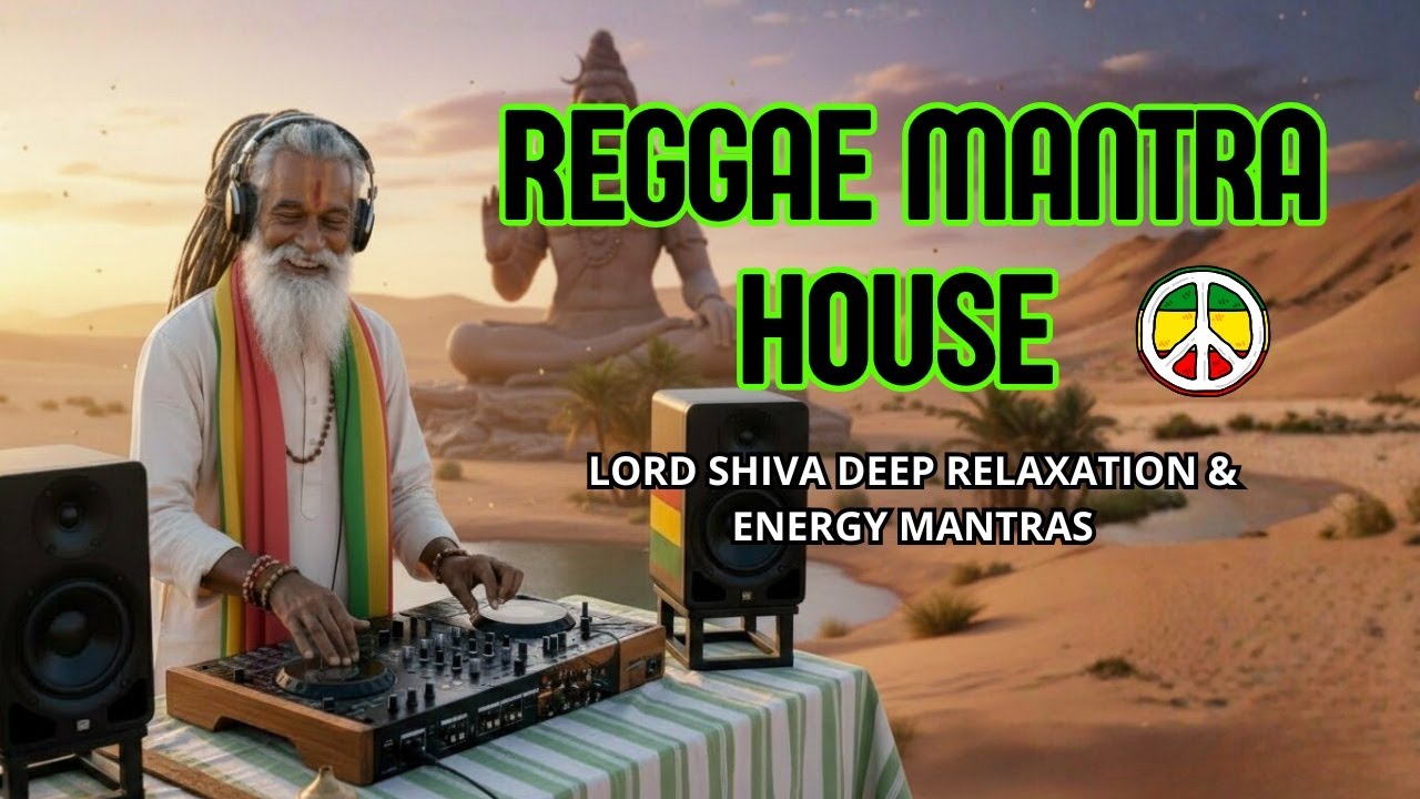 Lord Shiva Reggae Chill Set | Mantra House Vibes for Deep Relaxation & Energy